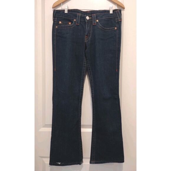 Women's True Religion Bobby Blue Jeans Bootcut # 112790 - Picture 1 of 6